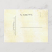 熱帯ビーチ水彩保存日 案内ポストカード (裏面)