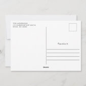 熱帯ビーチ沿岸フォトクリスマスカード シーズンカード (裏面)