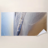 熱帯ビーチ波 ビーチタオル (正面)