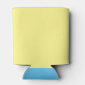 熱帯ビーチ海波及びヤシの木カスタム々 缶クーラー (裏面)