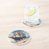 熱帯ビーチ海賊船 コースター (側面)