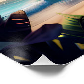 熱帯ビーチ海賊船 ポスター (コーナー)