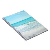 熱帯ビーチ砂海波海シェルガルフ ノートブック (右側)