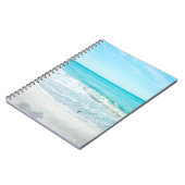 熱帯ビーチ砂海波海シェルガルフ ノートブック (左側)