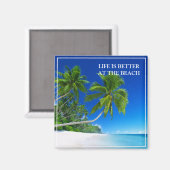 熱帯ビーチ磁石 マグネット (正面/裏面)