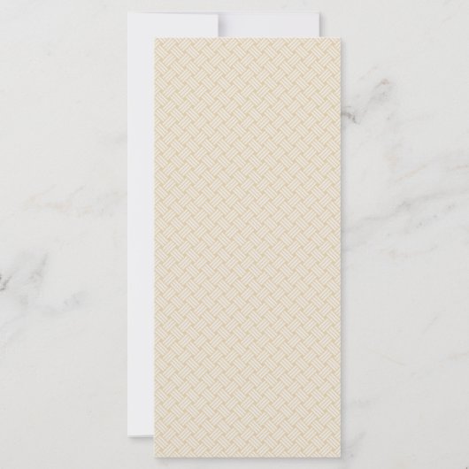 熱帯ビーチ結婚ピンクのメニュー (裏面)