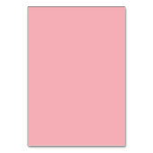 熱帯ビーチ結婚式フラミンゴブルーとピンク テーブルナンバー (裏面)