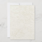 熱帯ビーチ結婚式写真 セーブザデート (裏面)