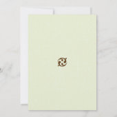 熱帯ビーチ結婚式披露宴のみ招待状 招待状 (裏面)