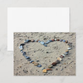 熱帯ビーチ結婚式招待状 招待状 (正面/裏面)