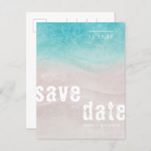 熱帯ビーチ結婚式水彩