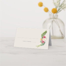 熱帯ビーチ結婚式表 プレイスカード