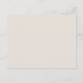 熱帯ビーチ結婚式詳細 エンクロージャーカード (裏面)