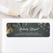 熱帯ビーチ結婚式 ラベル (インサイチュ)