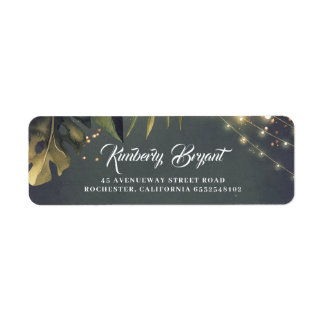 熱帯ビーチ結婚式 ラベル