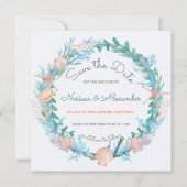 熱帯ビーチ航海のシーリース結婚ズ セーブザデート (正面)