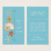 熱帯ビーチ貝殻星魚ナウチラス夏 (正面&裏面)