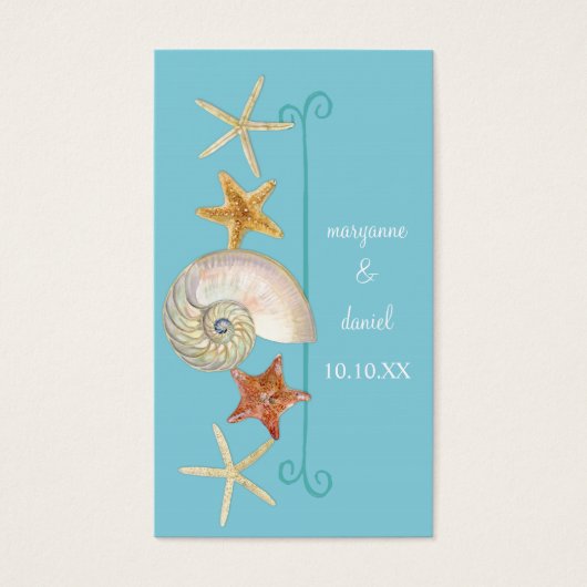 熱帯ビーチ貝殻星魚ナウチラス夏 (正面)