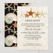 熱帯ビーチ貝殻星魚ナウチラス夏 招待状 (正面/裏面)