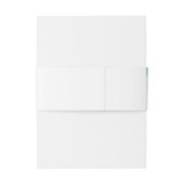 熱帯ビーチ金ゴールドコンパスモノグラムパスポート 招待状ベリーバンド (裏面例)