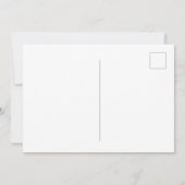 熱帯ビーチ金ゴールドパームツリーデスティネーションウェディング セーブザデート (裏面)