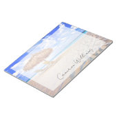 熱帯ビーチ |アルバサンディビーチ ノートパッド (アングル)