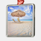熱帯ビーチ |アルバサンディビーチ メタルオーナメント (左)