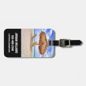 熱帯ビーチ |アルバサンディビーチ ラゲッジタグ (正面横)