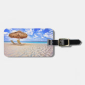 熱帯ビーチ |アルバサンディビーチ ラゲッジタグ (正面横)