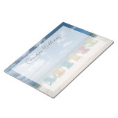 熱帯ビーチ |アルバ，パームビーチ ノートパッド (アングル)