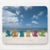 熱帯ビーチ |アルバ，パームビーチ マウスパッド (正面)