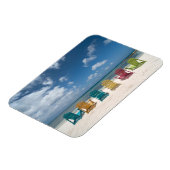 熱帯ビーチ |アルバ,パームビーチ マグネット (左側)