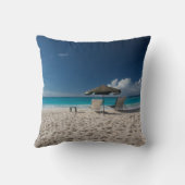 熱帯ビーチ |アンギラ，サンディビーチ クッション (裏面)