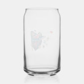 熱帯ビーチ ガラス缶 (裏面)