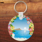 熱帯ビーチ キーホルダー (正面)