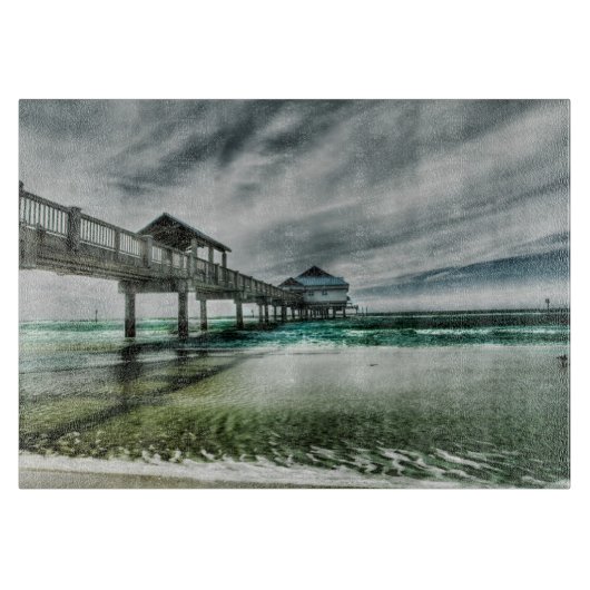 熱帯ビーチ |クリアウォーターフロリダ カッティングボード (正面)