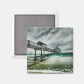 熱帯ビーチ |クリアウォーターフロリダ マグネット (正面/裏面)