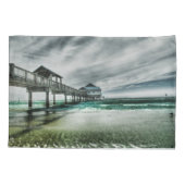 熱帯ビーチ |クリアウォーターフロリダ 枕カバー (裏面)