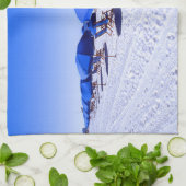 熱帯ビーチ |クリアウォーター、フロリダ キッチンタオル (折り畳み)