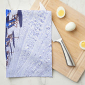 熱帯ビーチ |クリアウォーター、フロリダ キッチンタオル (四つ折り)