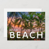 熱帯ビーチ |コルコバド国立公園 ポストカード (正面/裏面)