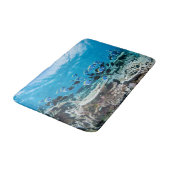 熱帯ビーチ |サンゴの中のチョウザメ バスマット (アングル)