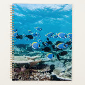 熱帯ビーチ |サンゴの中のチョウザメ プランナー手帳 (正面)