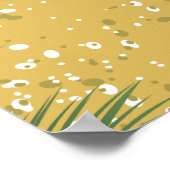 熱帯ビーチ、サーファーポスター付き海プリント ポスター (角)