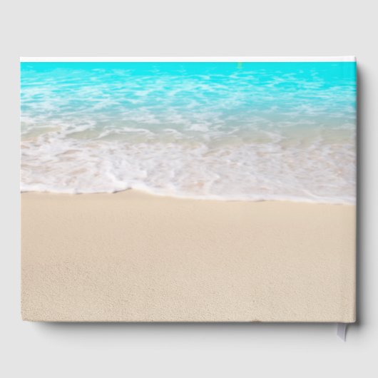 熱帯ビーチ、シースター、シーシェル結婚ズ ゲストブック (裏面)