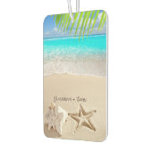 熱帯ビーチ、シースター、シーシェル カーエアーフレッシュナー (左)