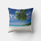 熱帯ビーチ|セイシェル クッション (裏面)