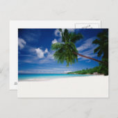 熱帯ビーチ |セーシェル ポストカード (正面/裏面)