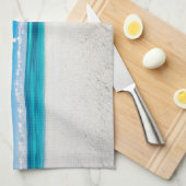 熱帯ビーチ |トロピカルランドスケープビーチスイング キッチンタオル (四つ折り)