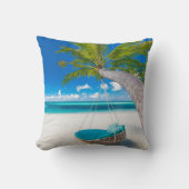 熱帯ビーチ |トロピカルランドスケープビーチスイング クッション (正面)